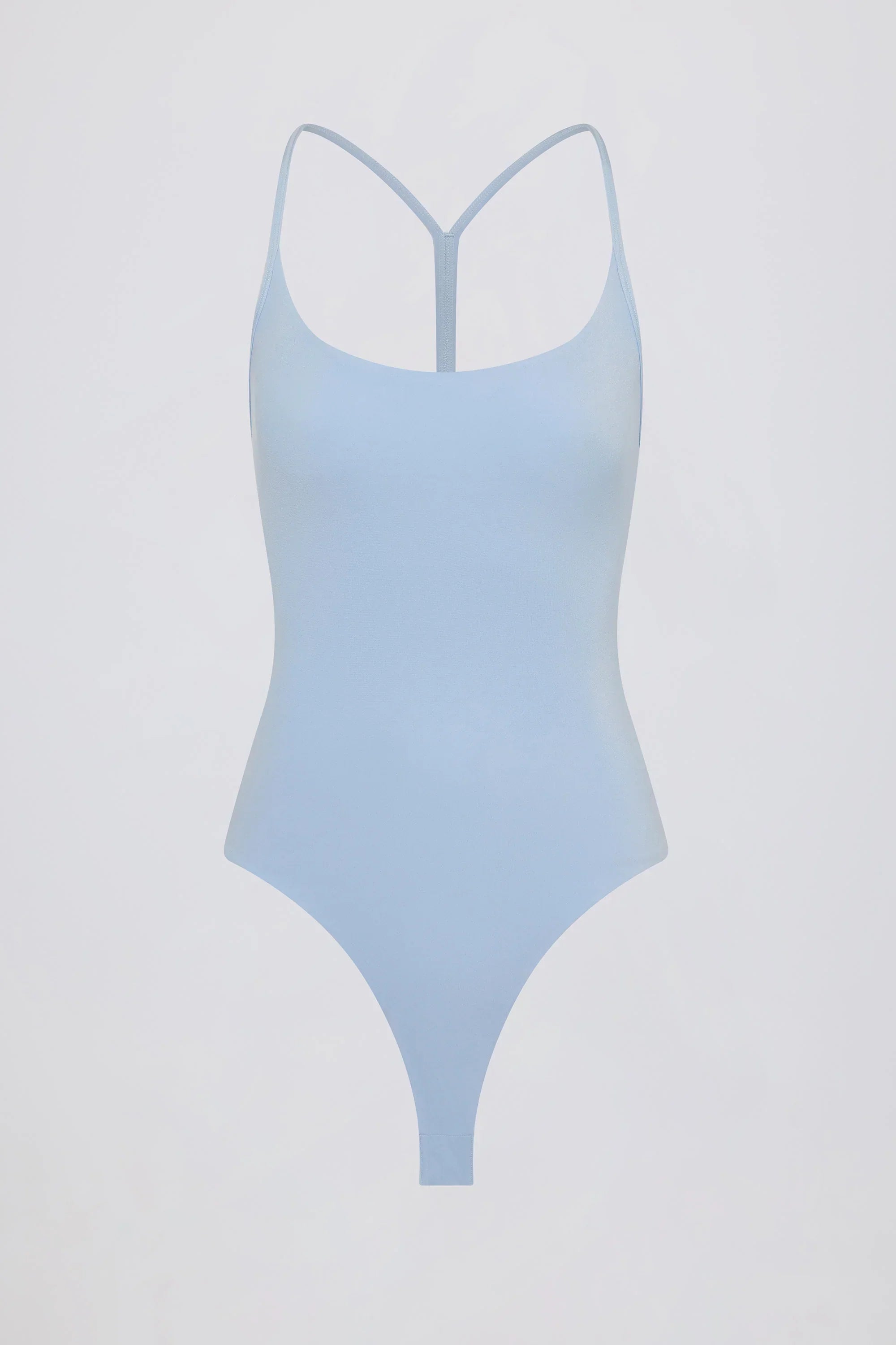 Cut Out Bodysuit in Sky