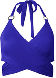 Laguna Wrap Underwire Top Cobalt Blue