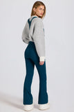 Waterproof High Rise Salopettes with Suspenders in Teal