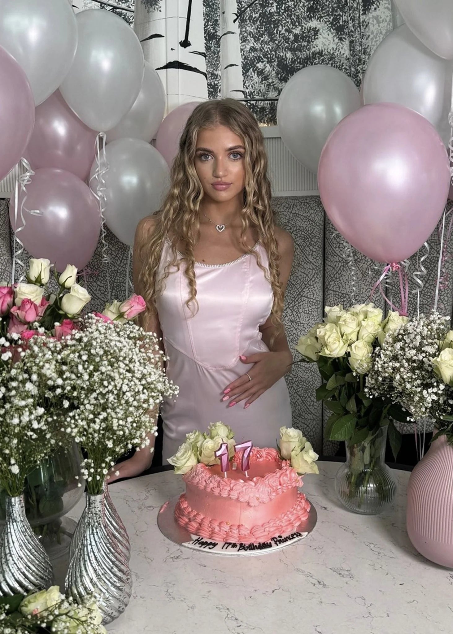 Problematic Princess Bow Gown Pink