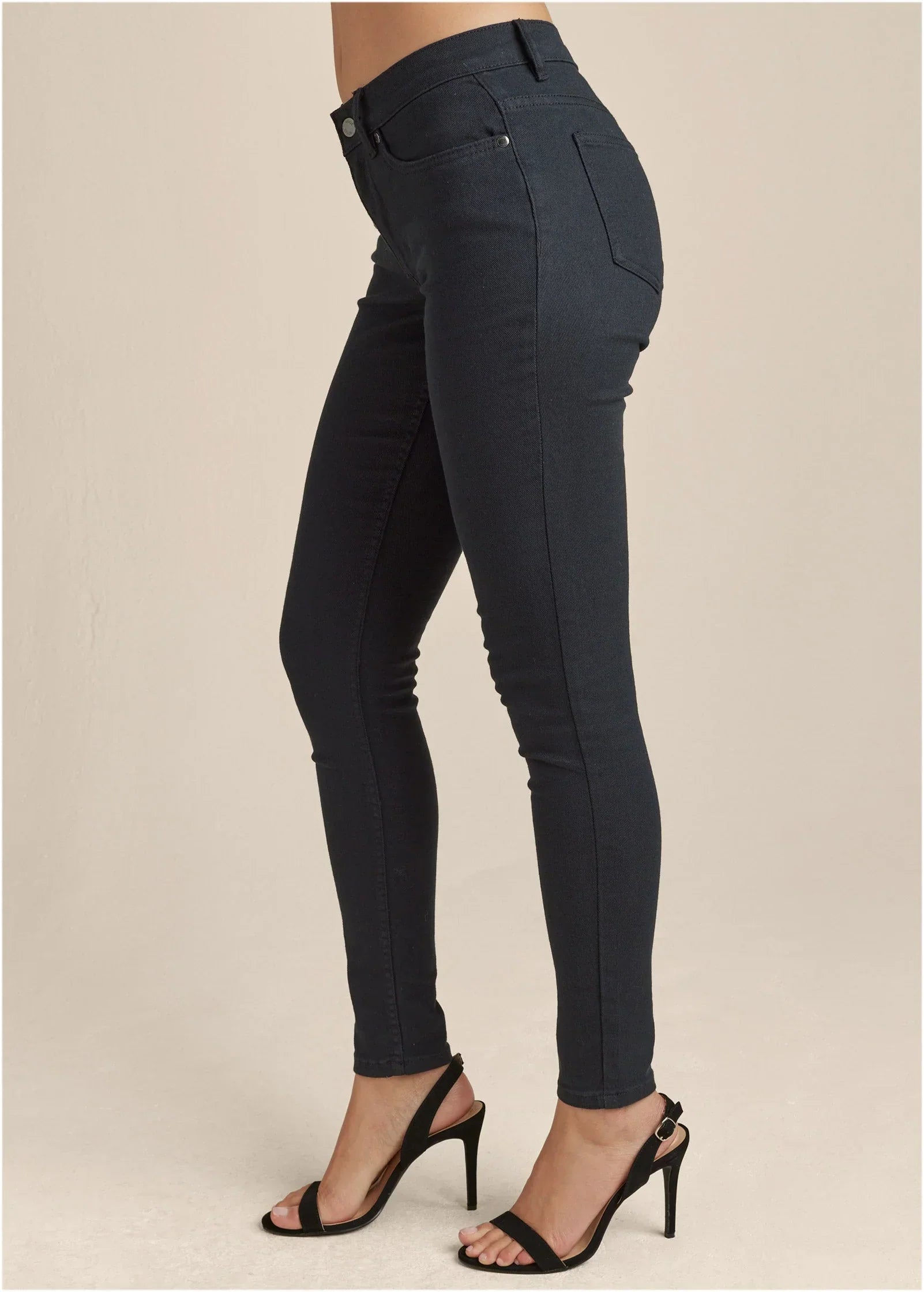 Heidi Skinny Jeans Black Denim
