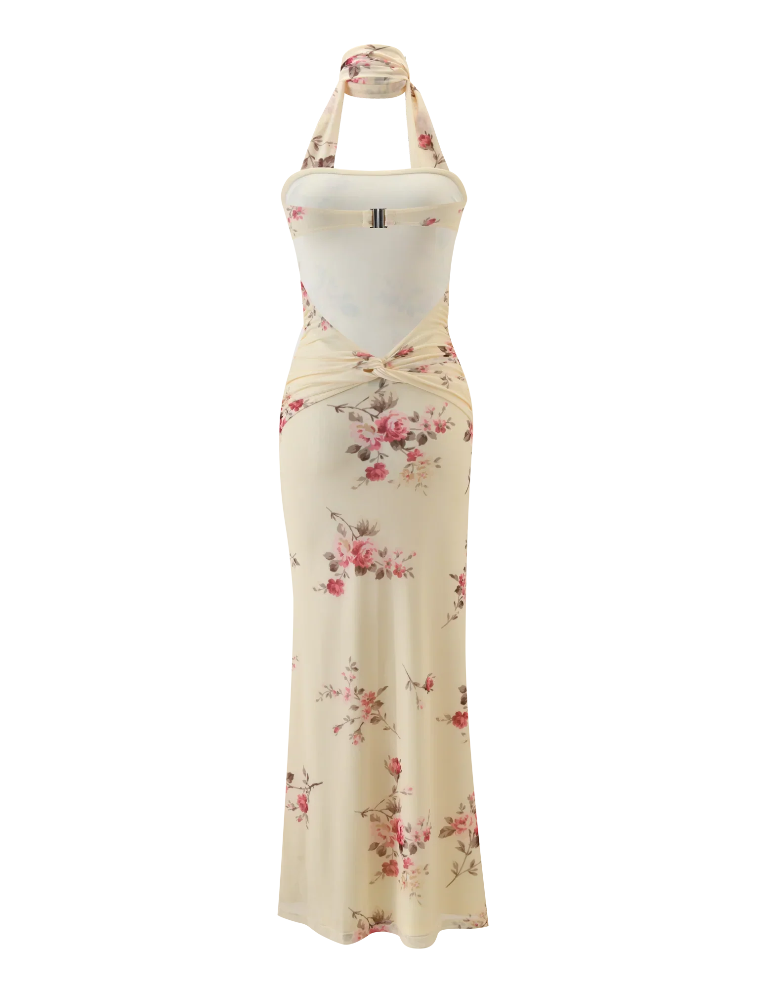 DANIELA SCARF DRESS YELLOW FLORAL
