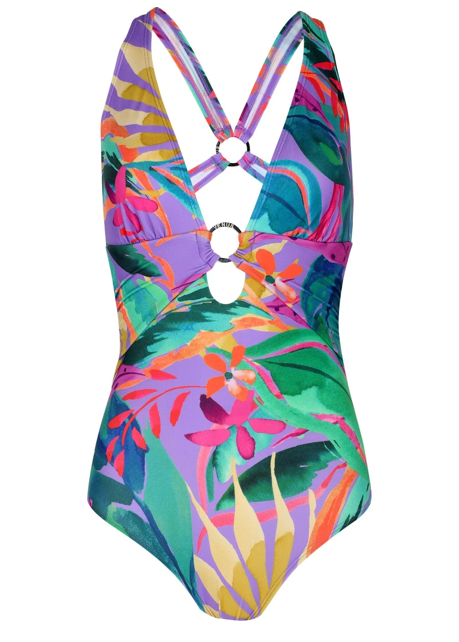 Barbados One Piece Swimsuit Purple Paradise