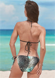Bahamas Triangle Bikini Top Sahara Snake