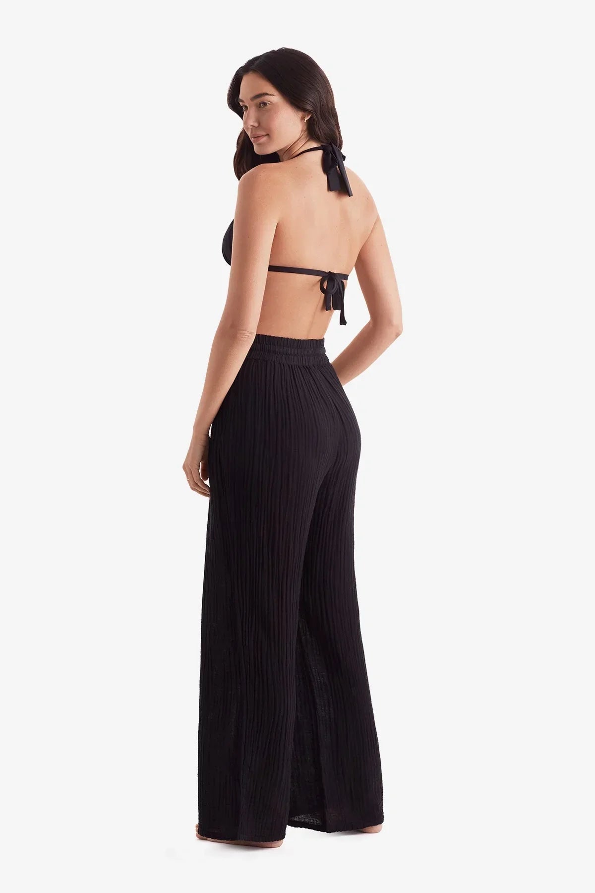 Vista Pant Black Bliss Gauze