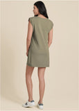 Easy Shift Dress Olive