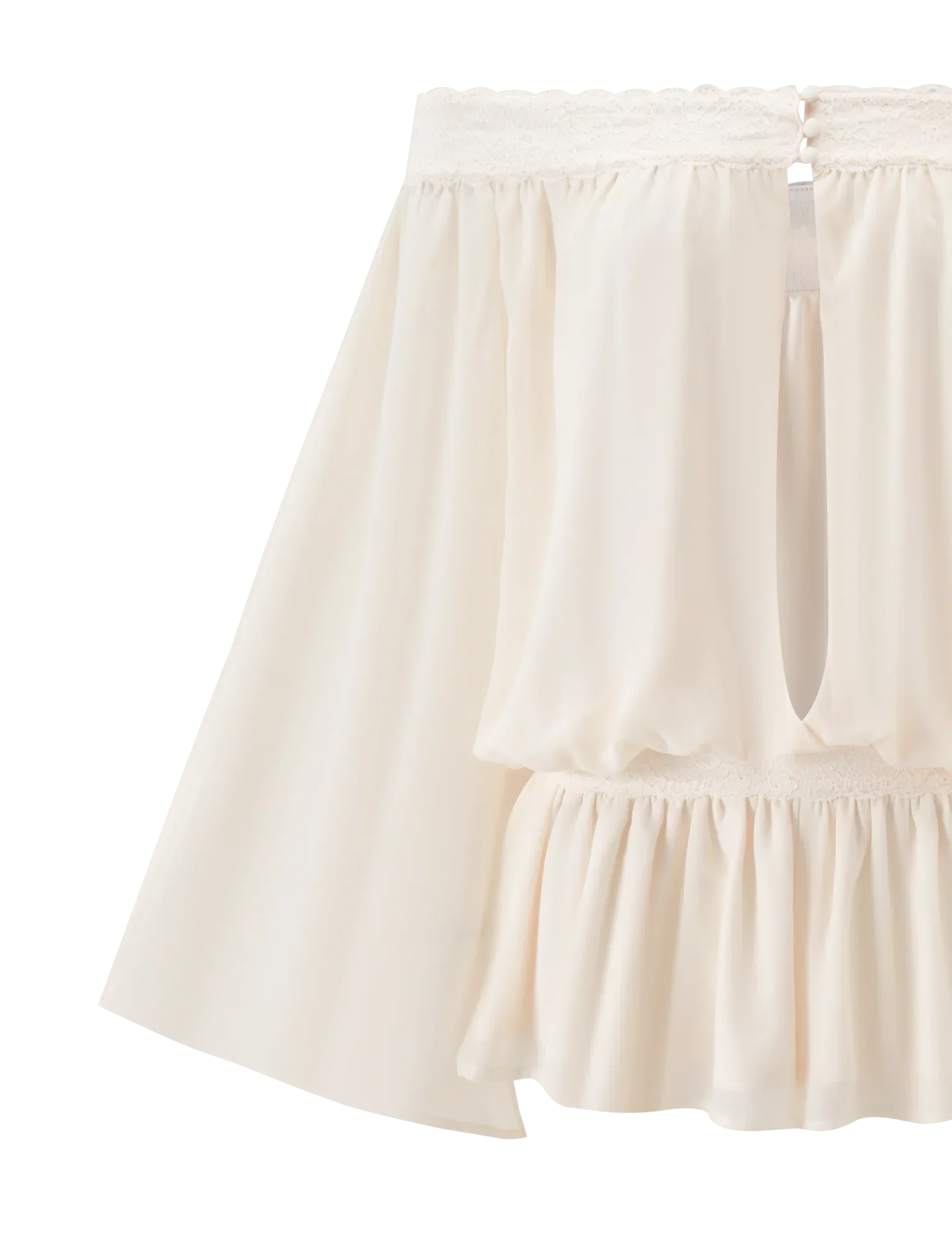 TESSIE PLAYSUIT IVORY