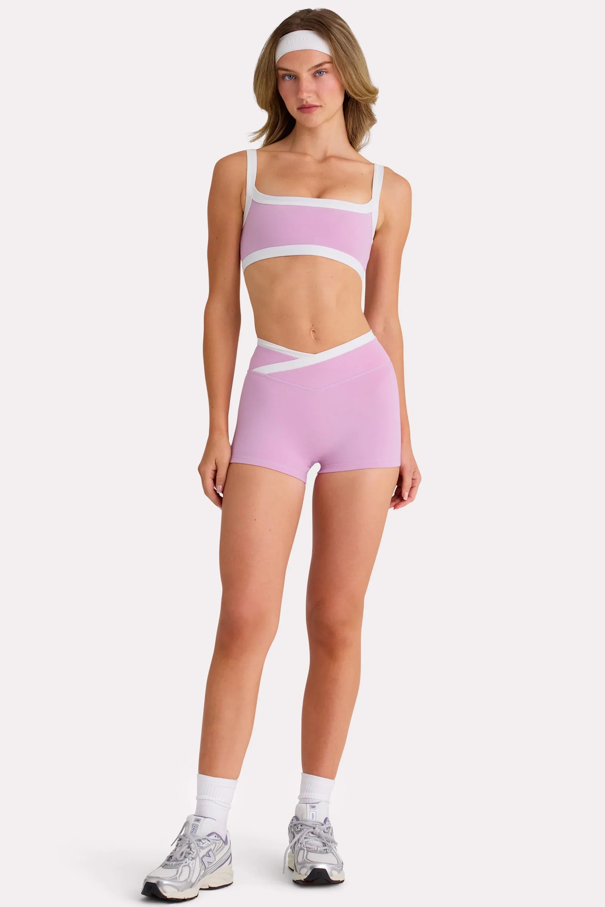 Soft Active Shorts in Sweet Pink