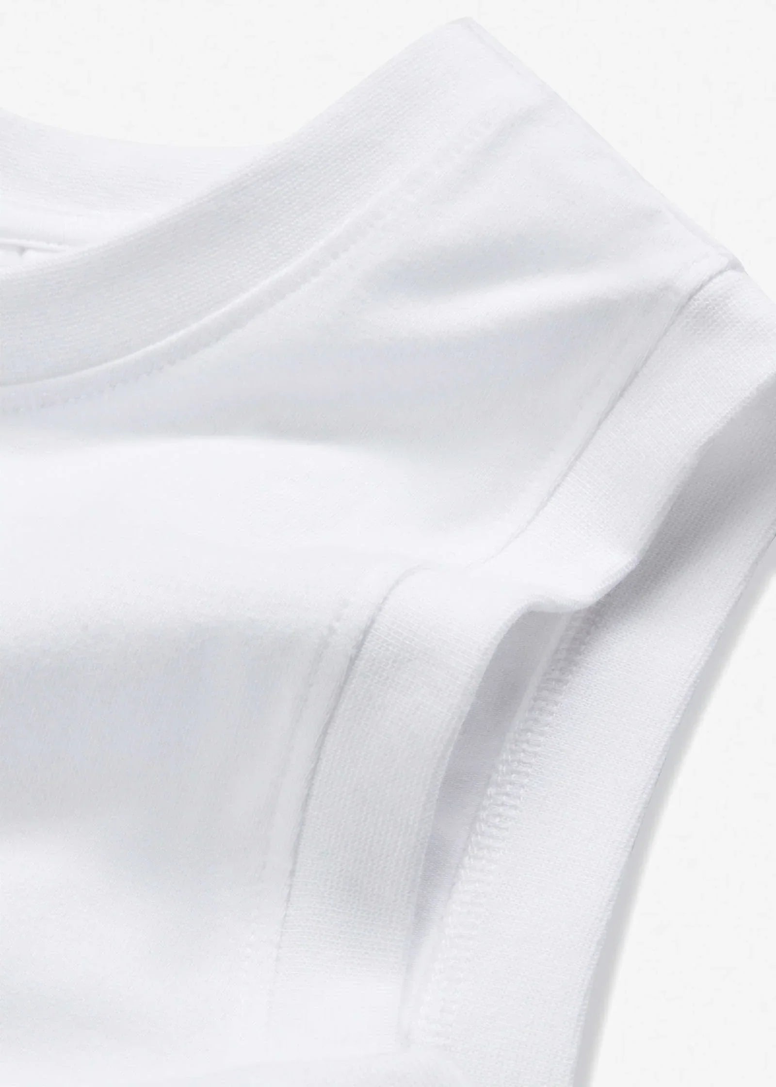 Crew Neck Tank White