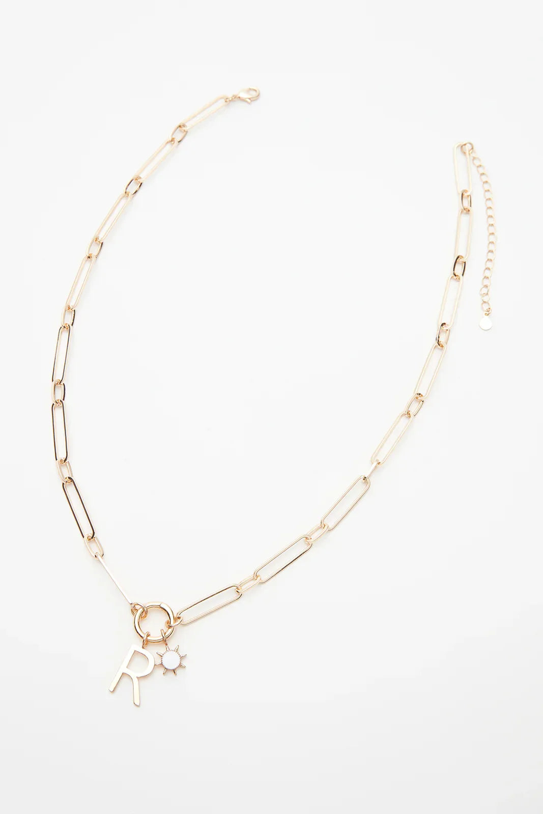 Paperclip Charm Necklace
