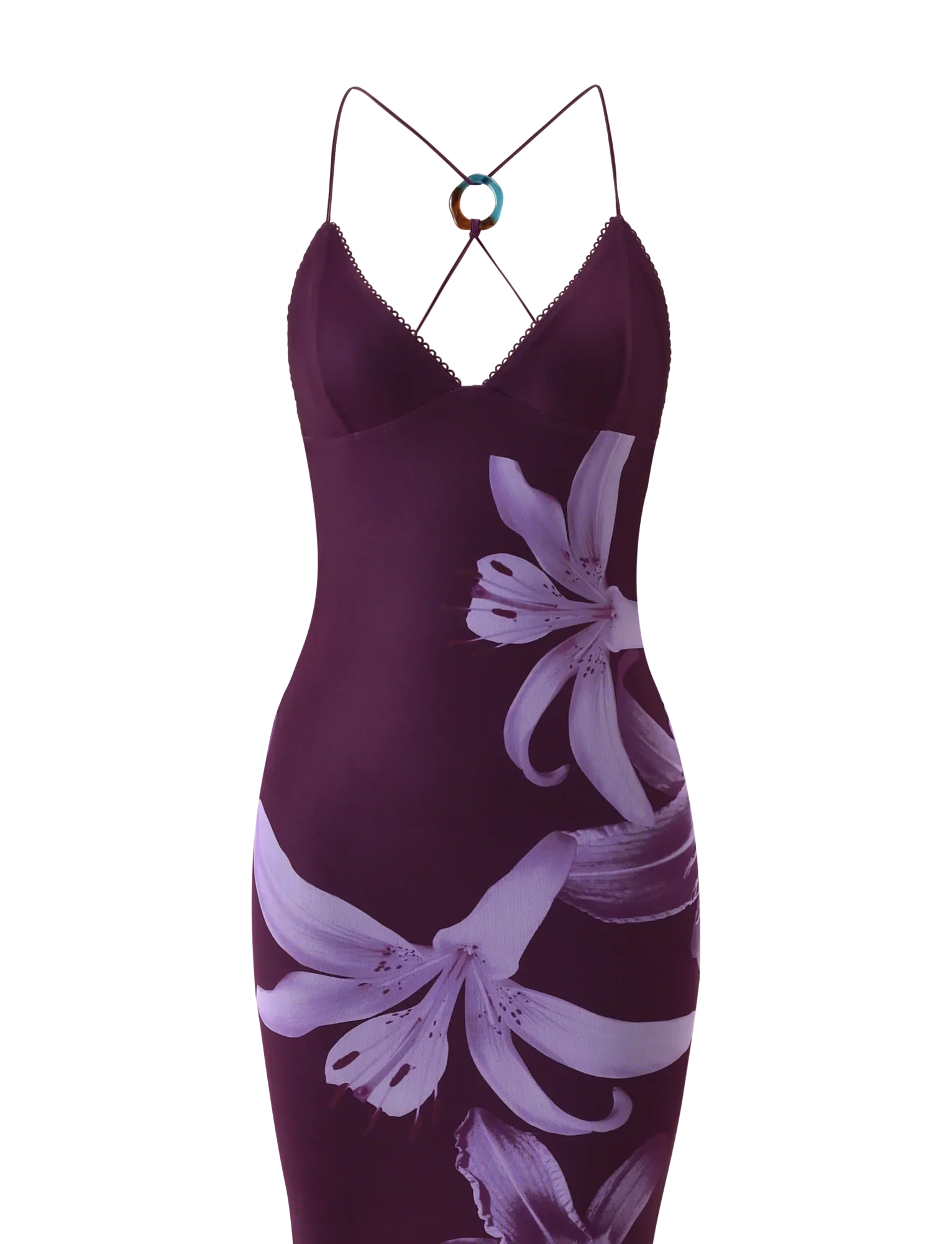 ORIELLE MAXI DRESS PLUM ORCHID