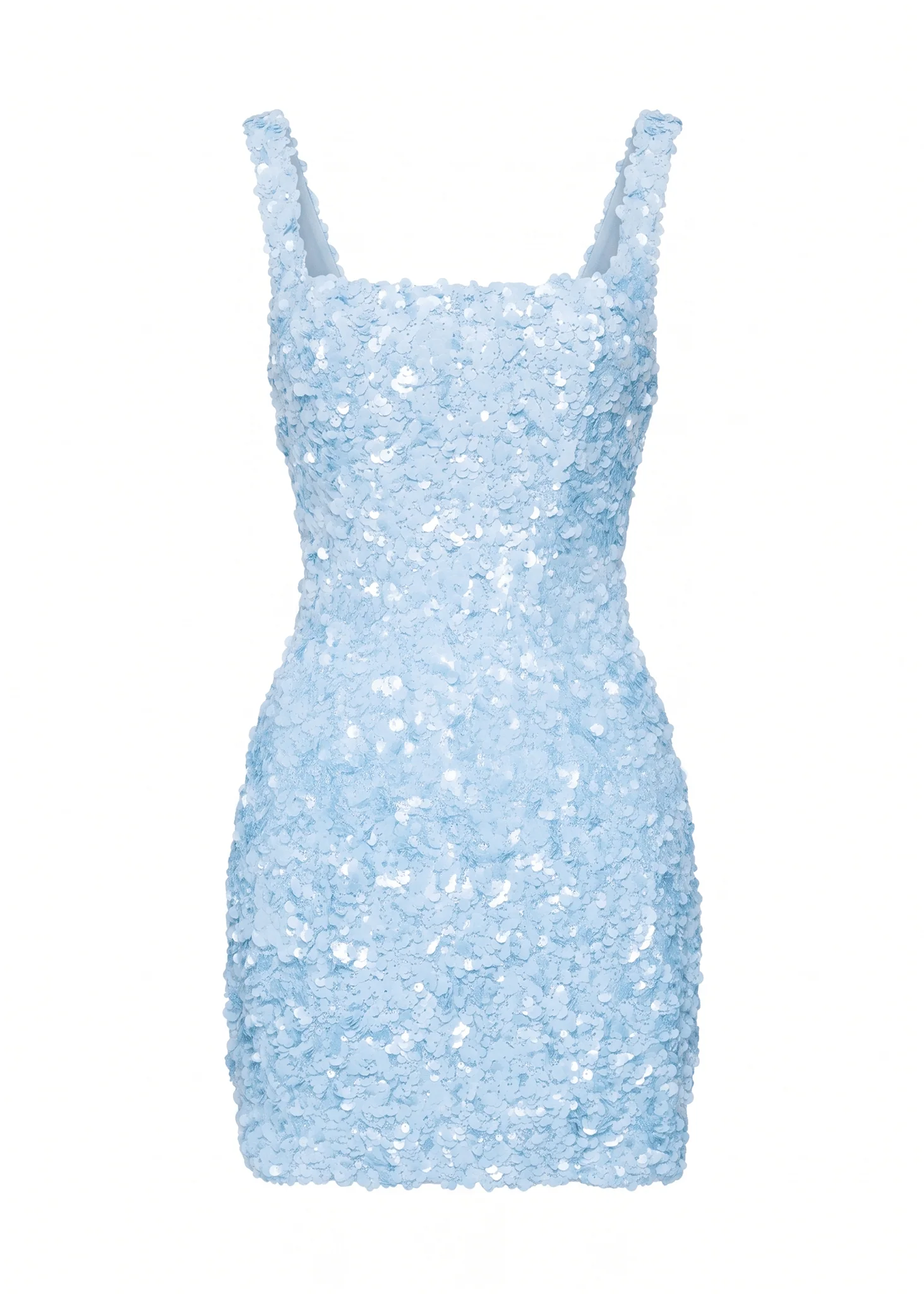 Let Love Grow Sequin Mini Dress Blue