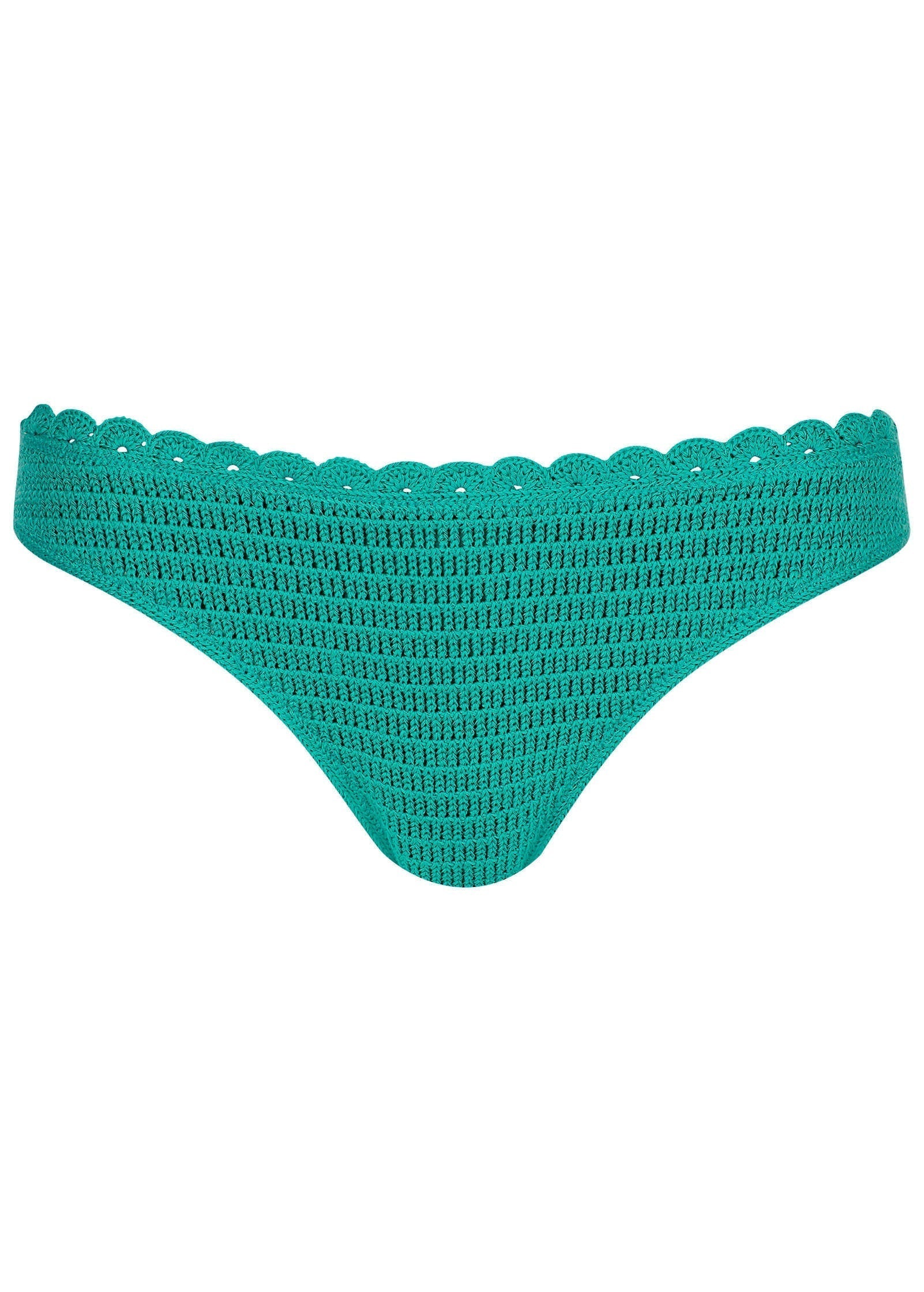 Crochet Bali Bikini Bottom Tropical Green