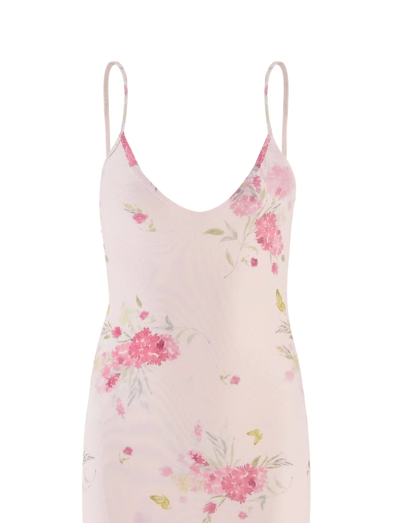 OSIRIS DRESS PINK FLORAL WATER COLOUR FLORAL