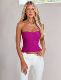 NIYA BANDAGE TOP MAGENTA