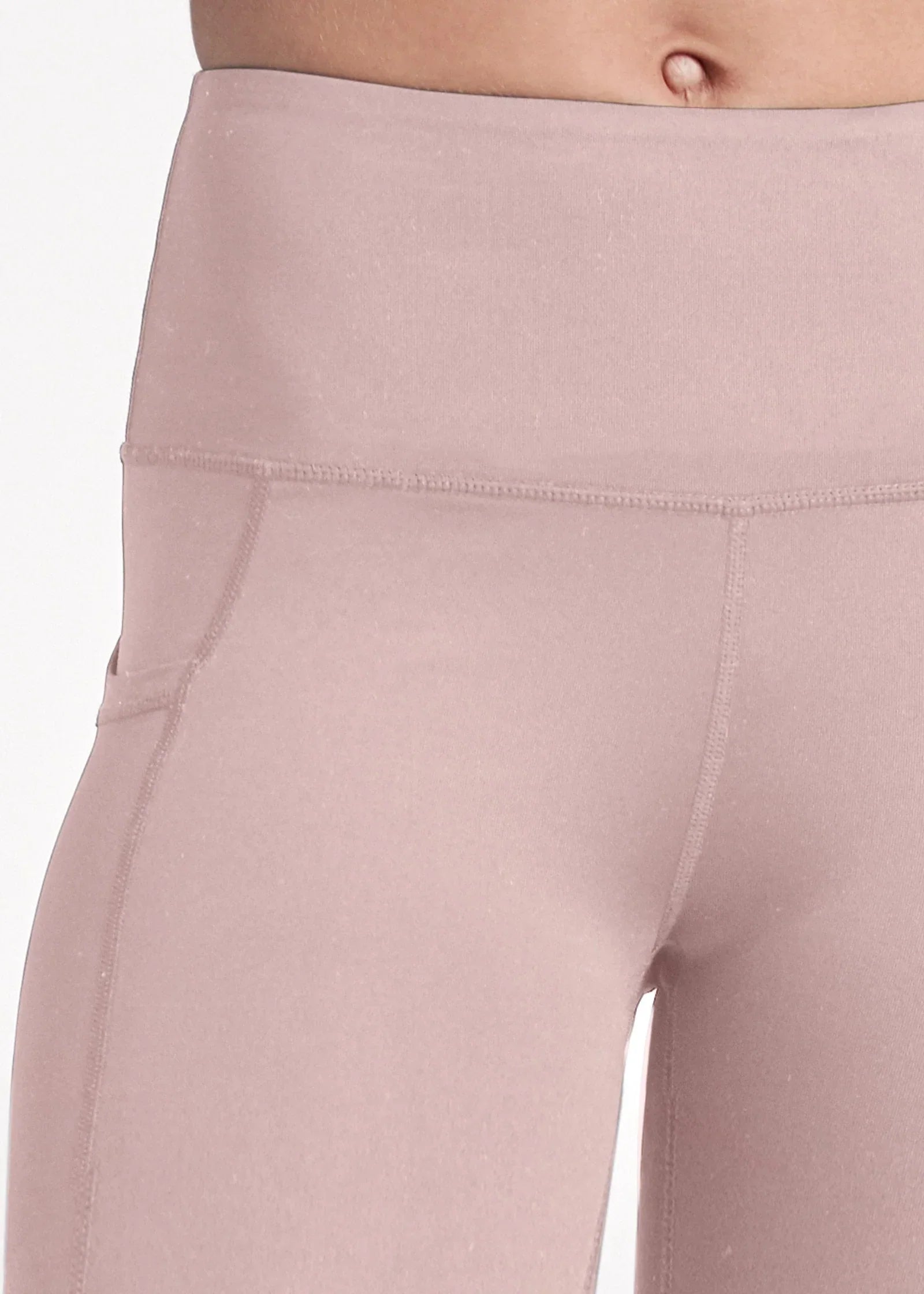 Pocket Capri Leggings Tan