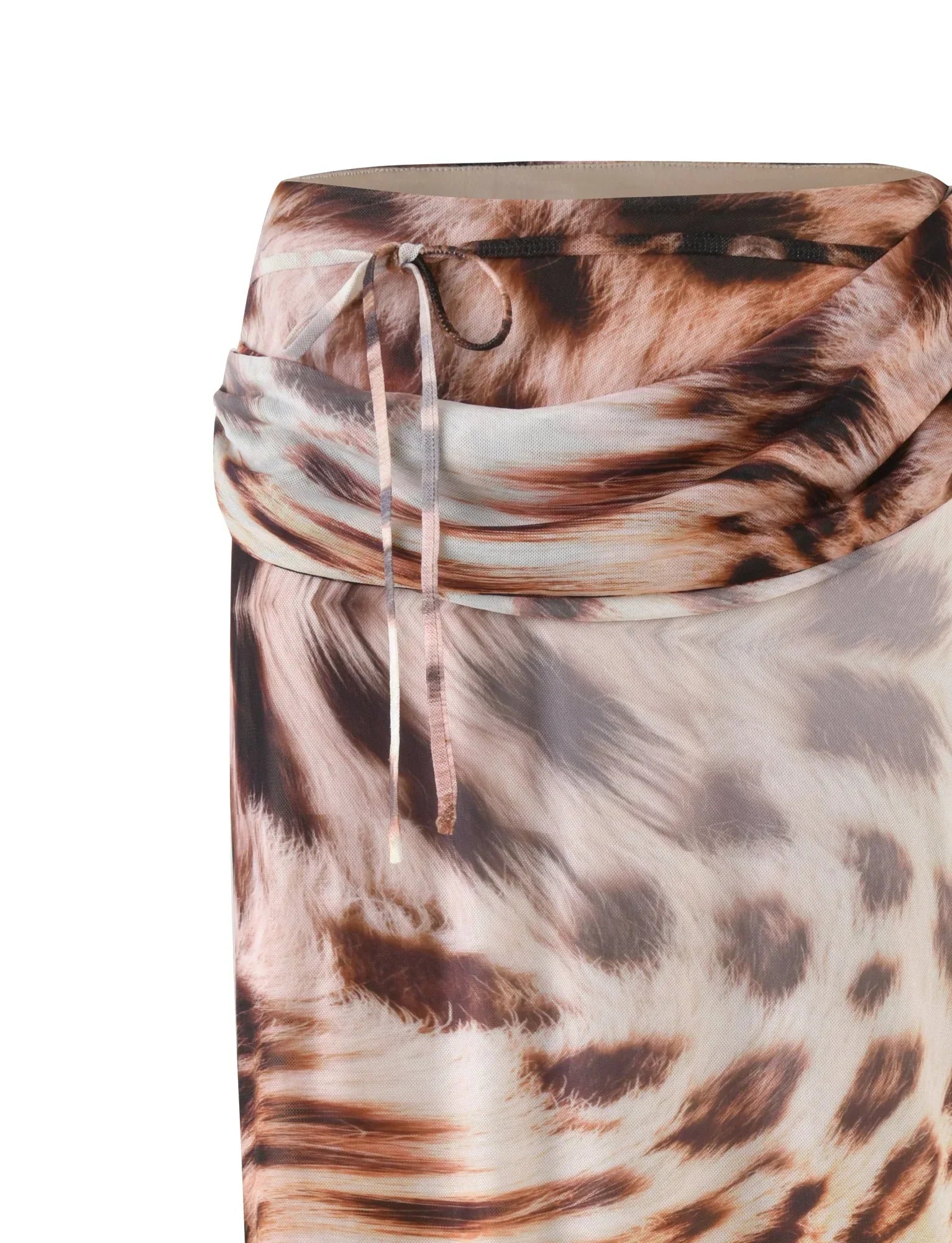 PEARL MAXI SKIRT NEUTRAL LEOPARD LEOPARD HAZE