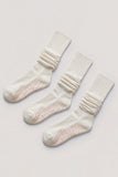 Pilates 3 Pack Socks Bundle in Coconut
