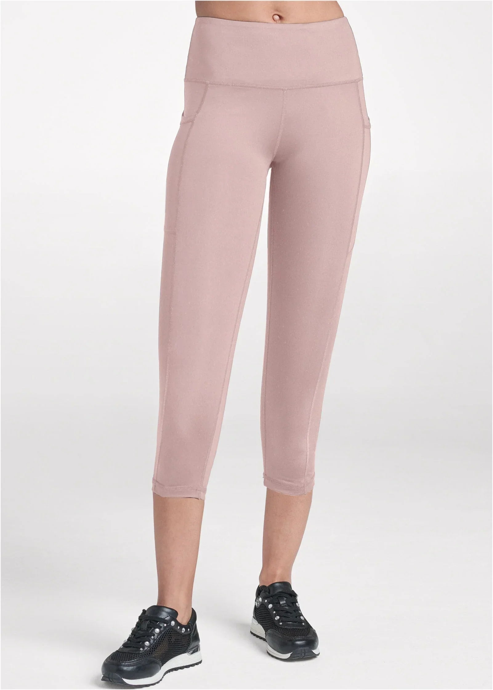 Pocket Capri Leggings Tan