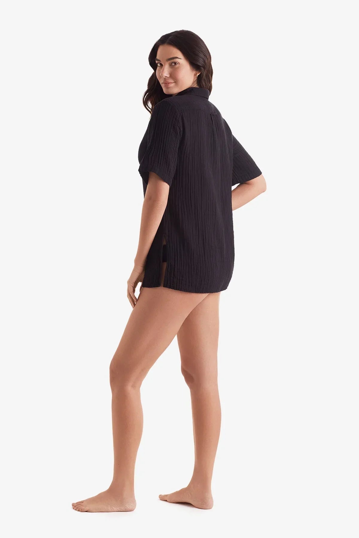Vista Shirt Black Bliss Gauze