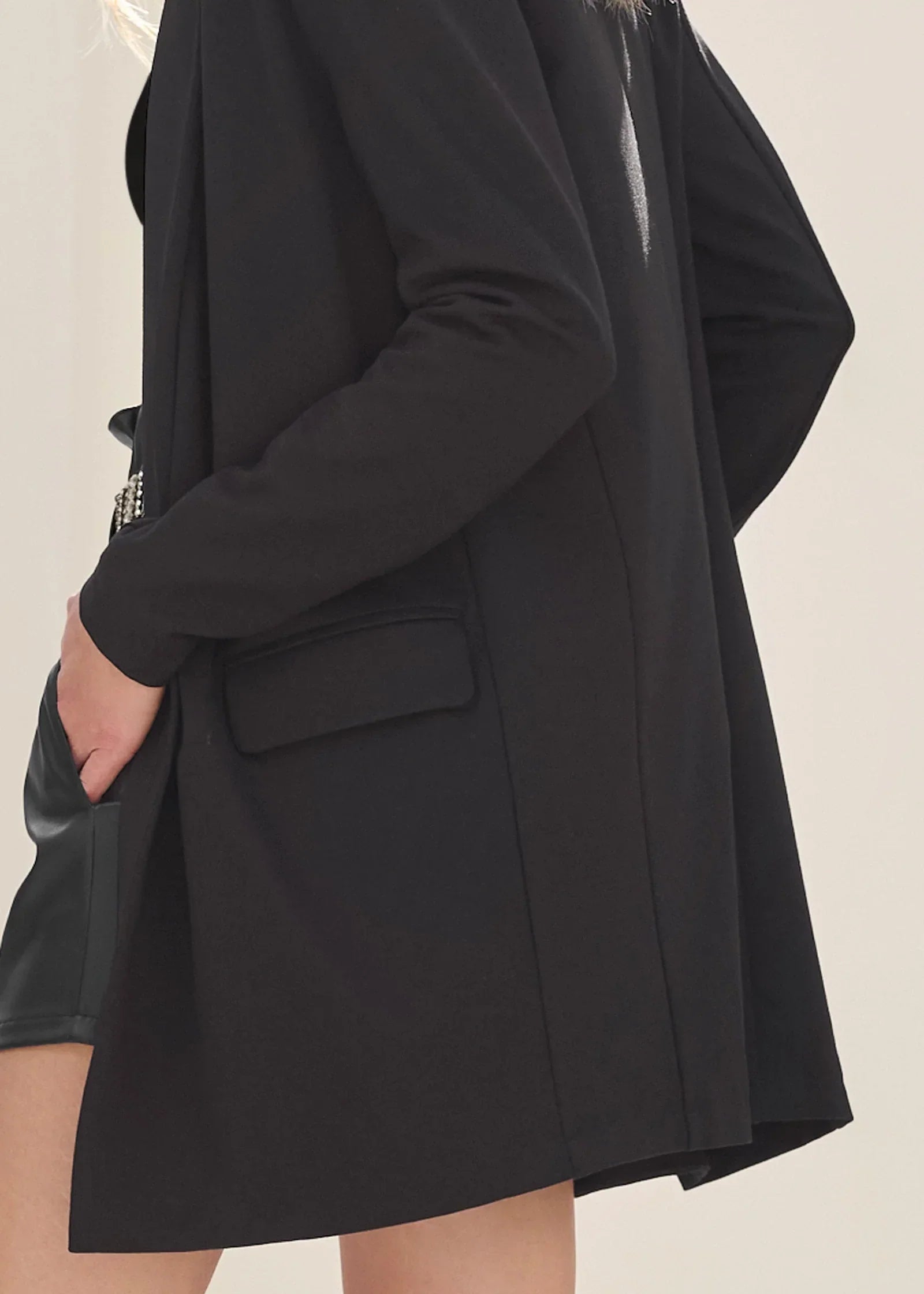 Ponte Blazer Jet Black