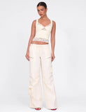 DIONE LACE TOP YELLOW BUTTER SOFT BUTTER