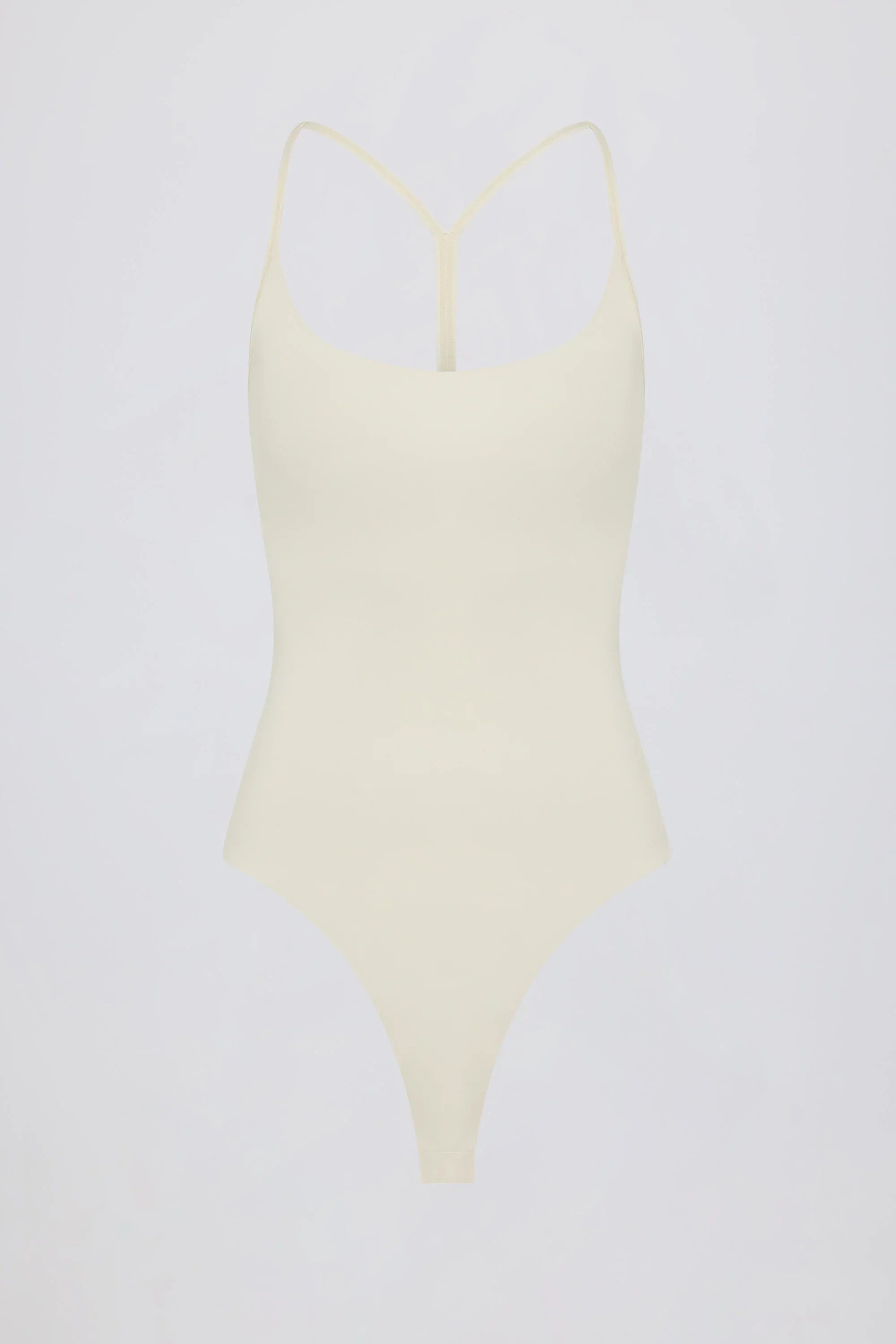 Cut Out Bodysuit in Oat