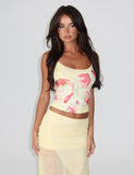 MARIANA TOP YELLOW PALE YELLOW