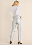 Puff Shoulder Long Sleeve Top White