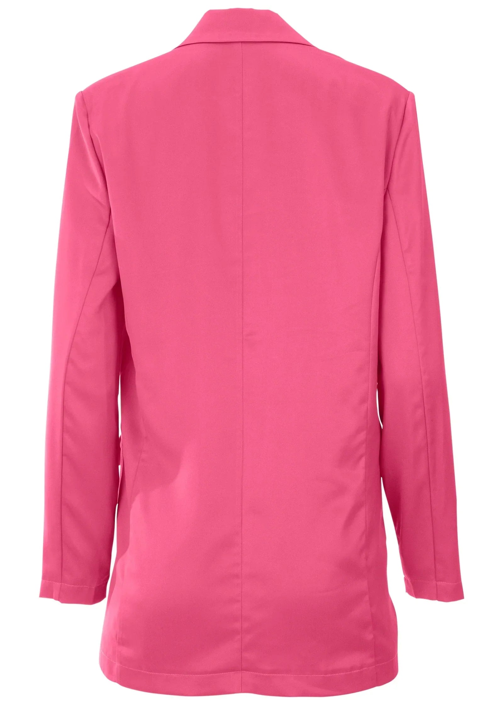 Double Breasted Blazer Hot Pink