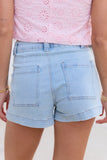 My Favorite Light Wash Denim Shorts