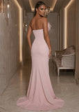 Forever Yours Feather Gown Pink