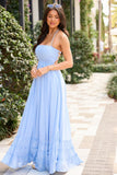 Soleil Blue Maxi Dress