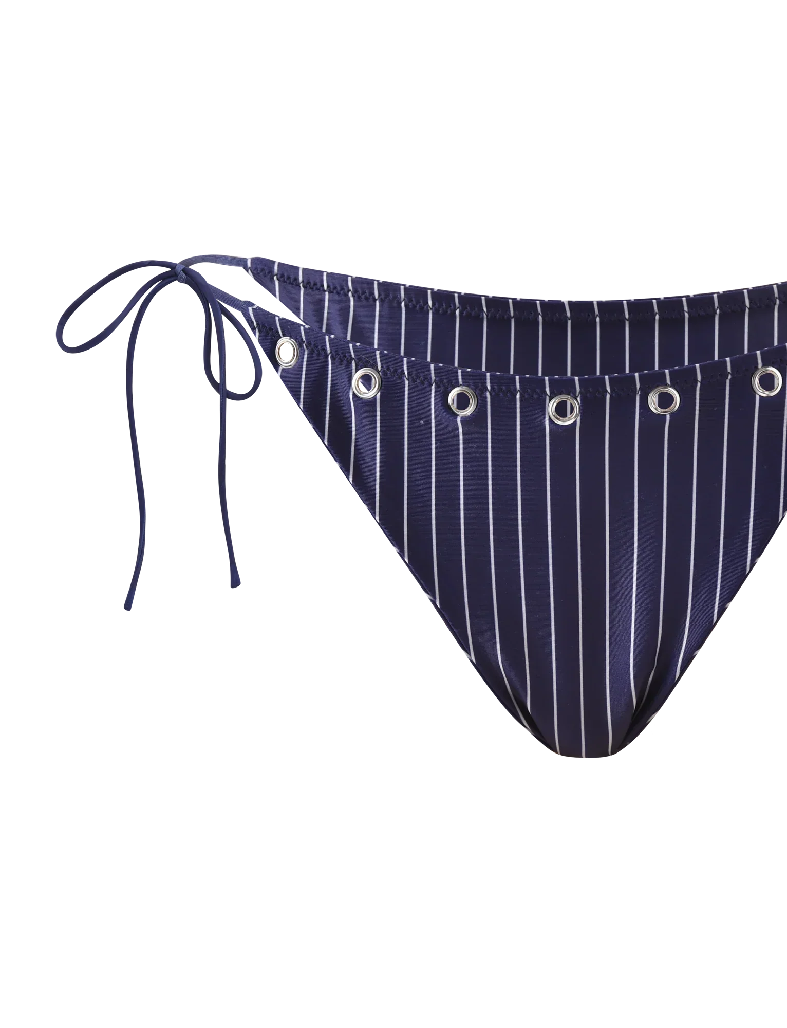 MARREN BIKINI BOTTOM NAVY PINSTRIPE