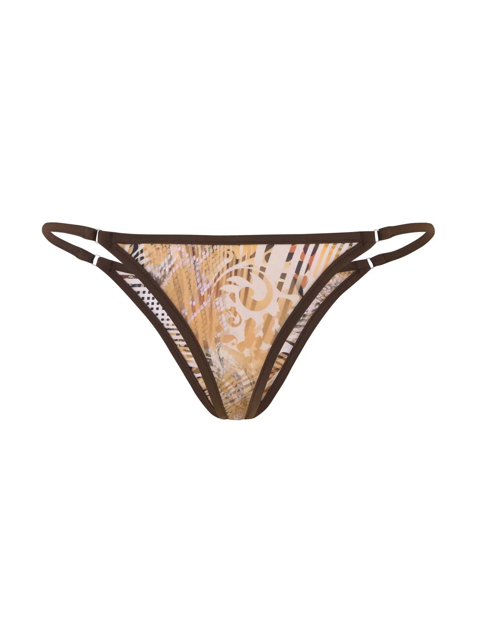 DIANA BIKINI BOTTOM NEUTRAL ANIMAL ANIMAL MARBLE