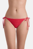 Peyton Tie Side Pant Baby Ruffle Hot Coral