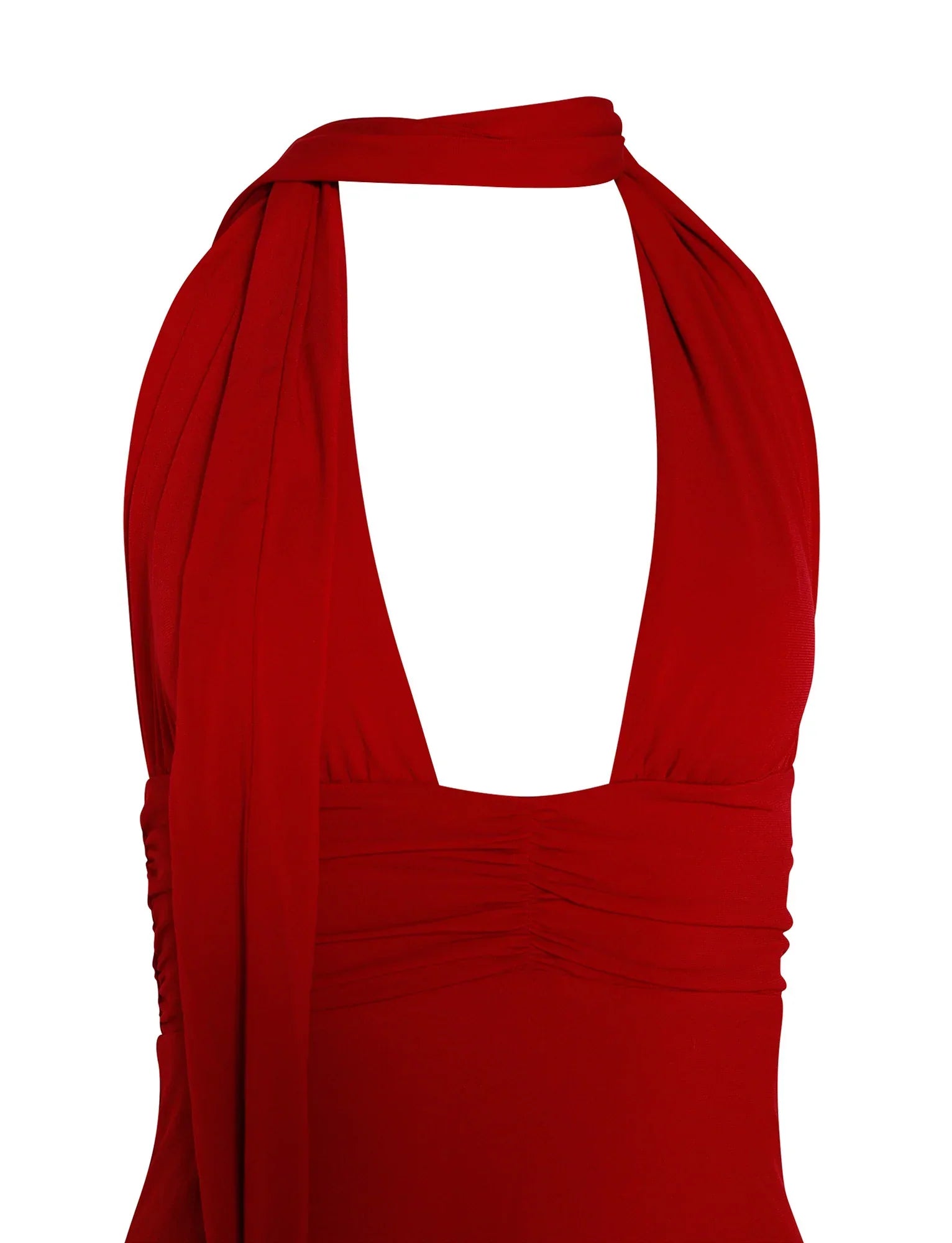 LUNA DRESS RED FIRE ENGINE RED