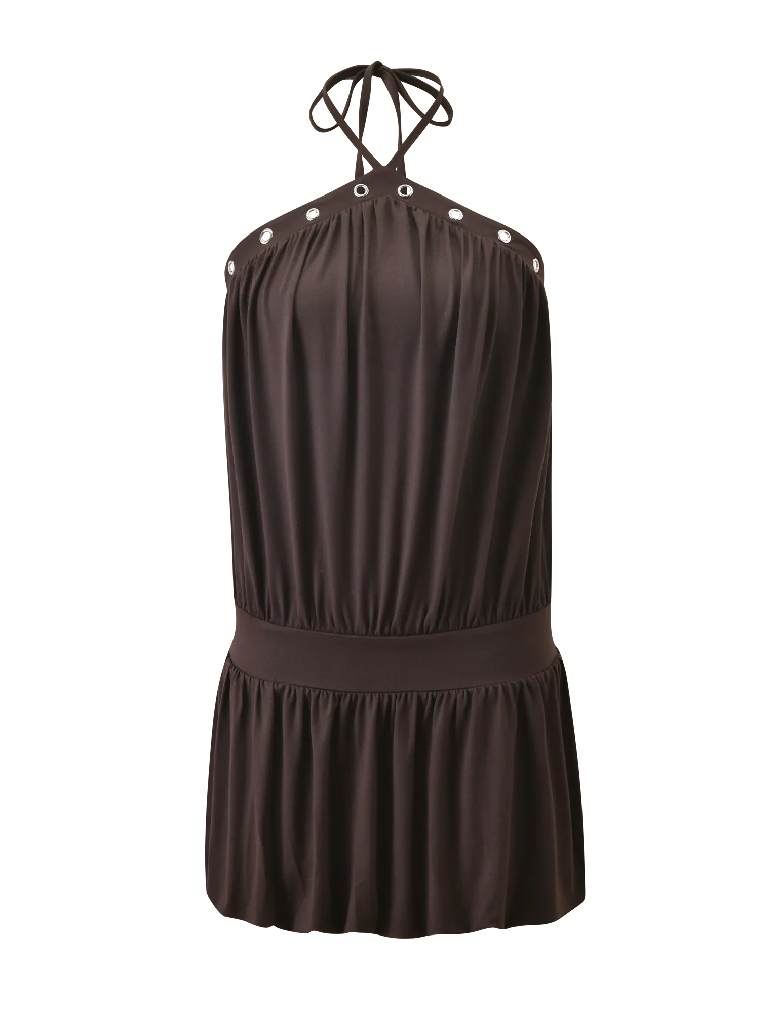 NATASHA DRESS CHOCOLATE