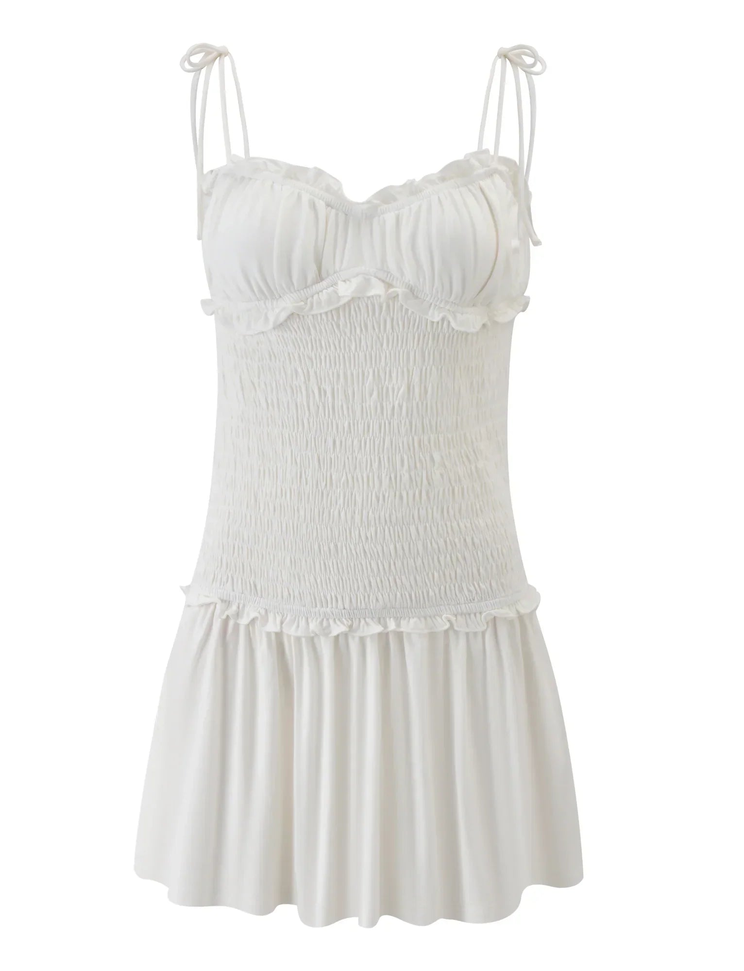 SAFIRA MINI DRESS WHITE