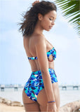 Ring Inspired Bandeau Top Blue Abalone