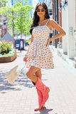 Hollis Orange Floral Dress