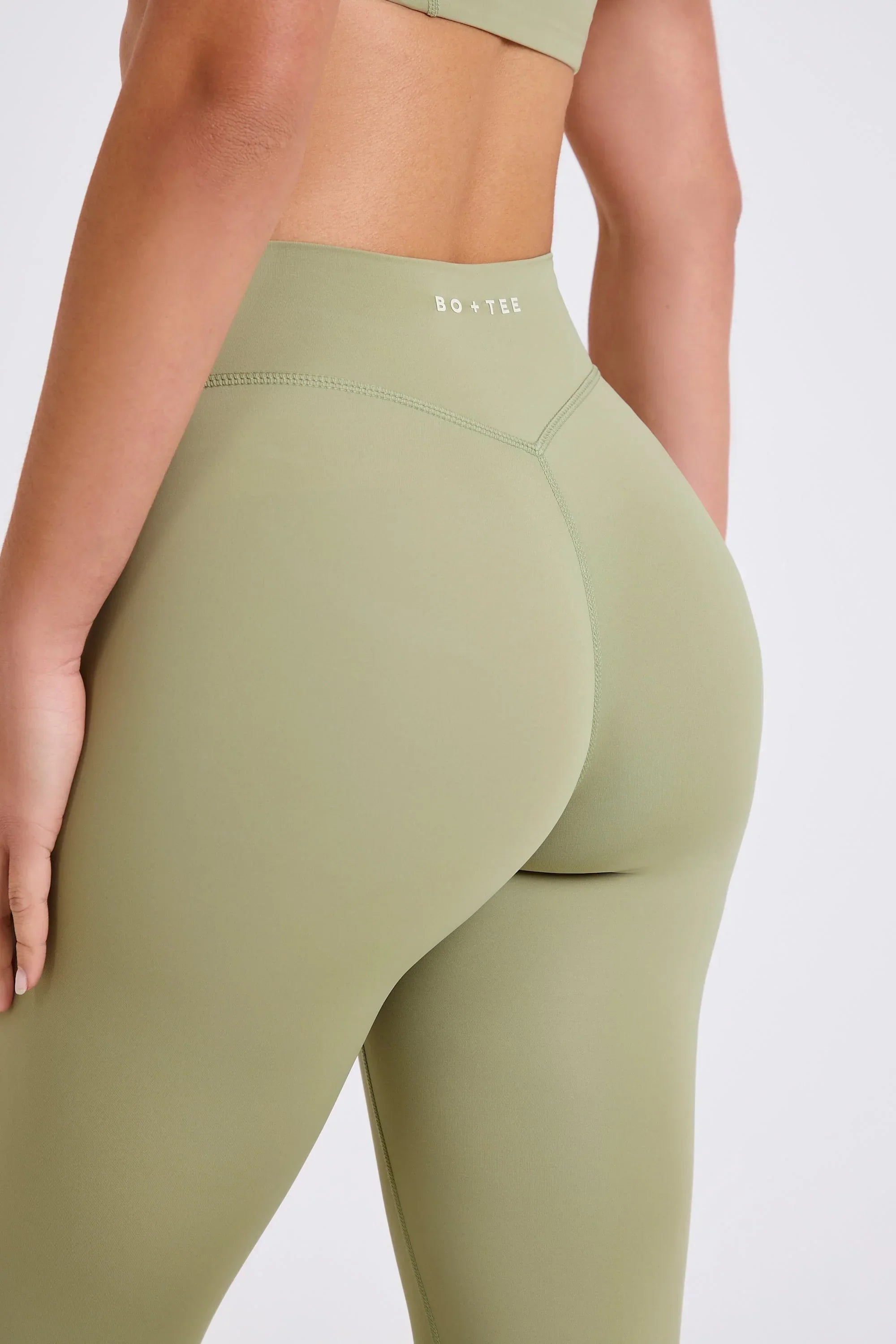 High Waist Leggings in Matcha