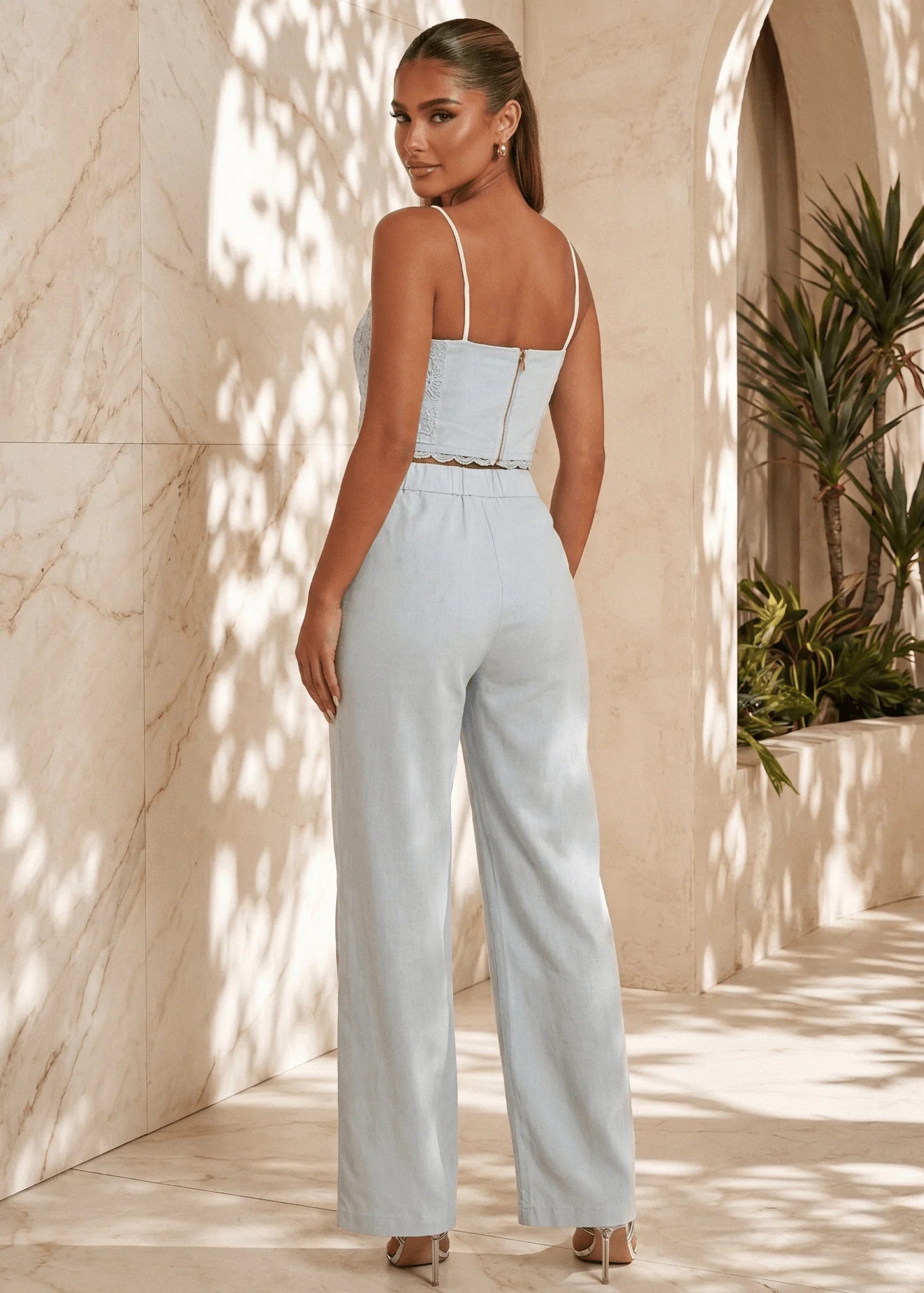 Simple Moments Two Piece Set Blue