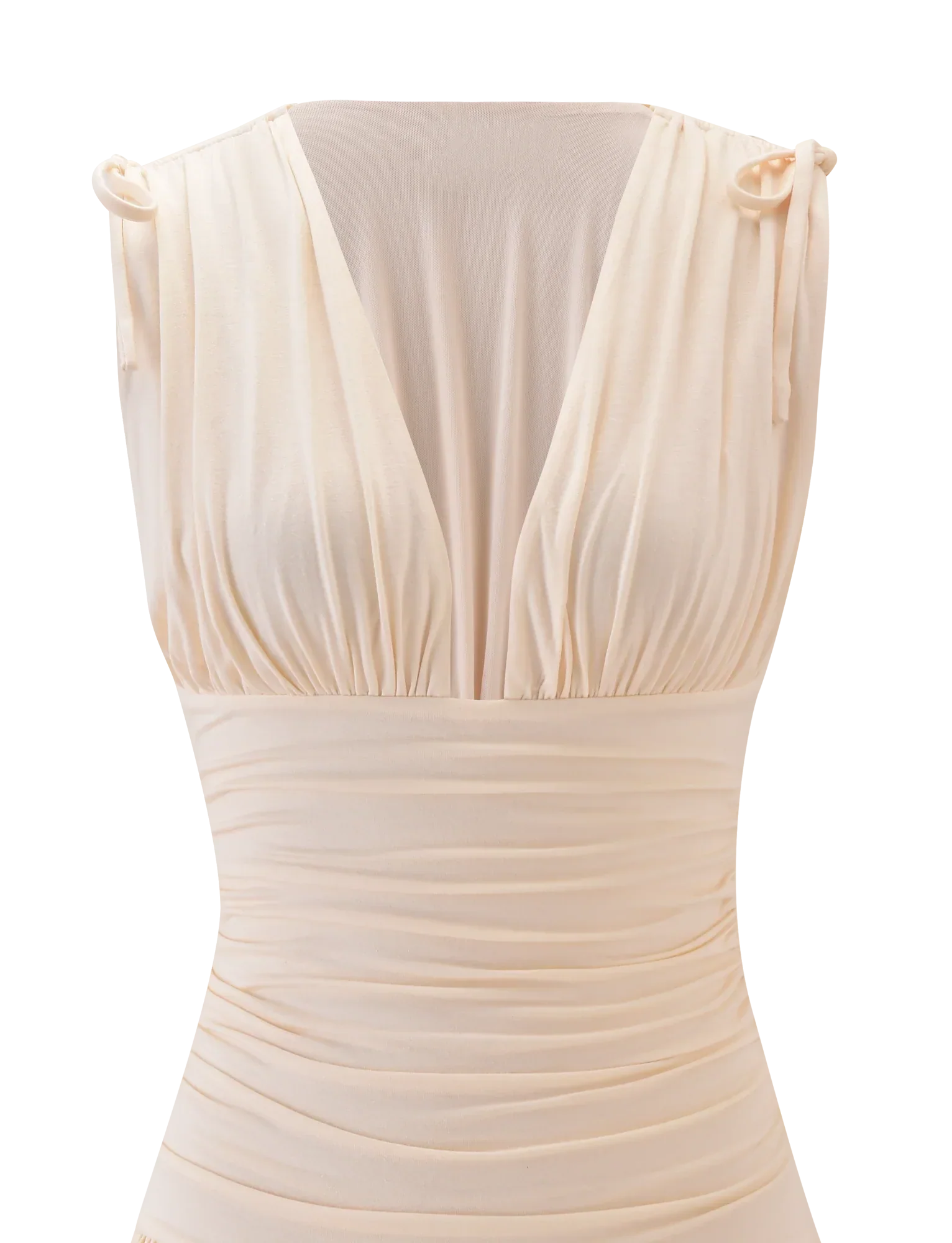 HALONA MINI DRESS CREAM