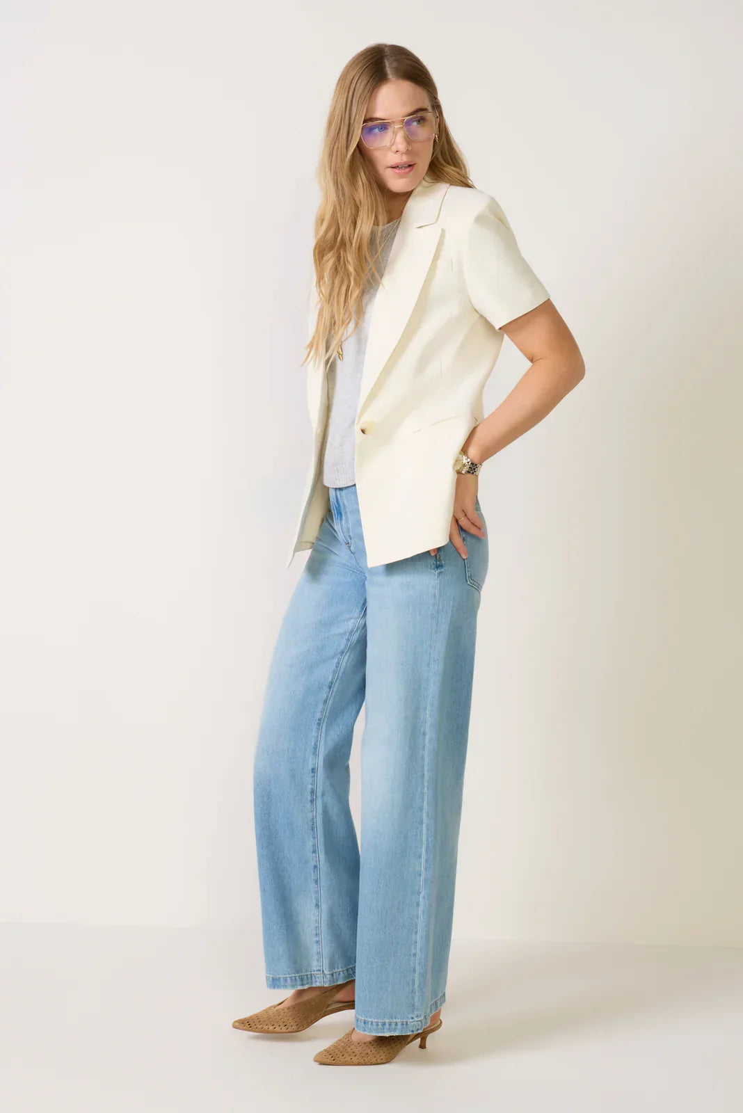 Short Sleeve Blazer