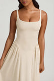 Modal A Line Midaxi Dress in Ivory