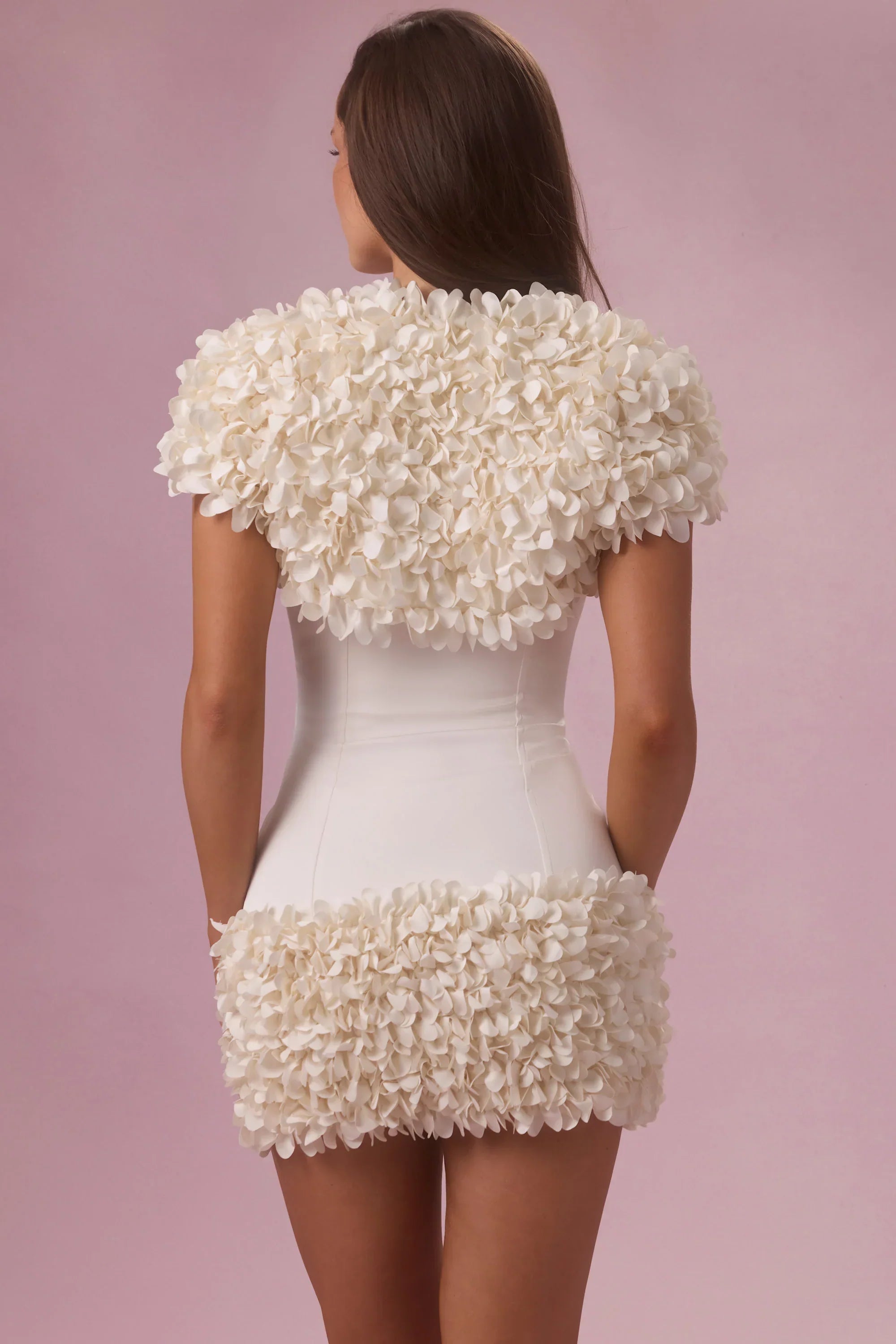 Cropped Bolero in Pearl