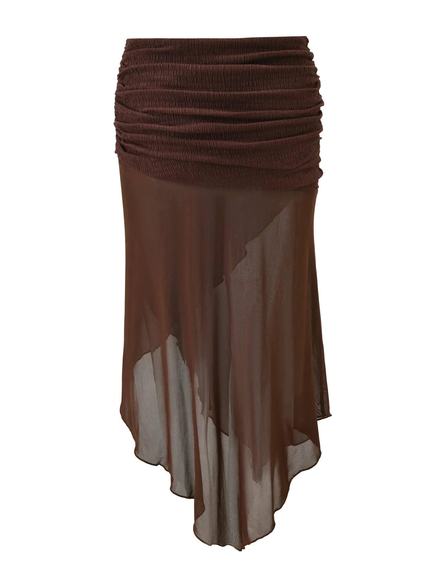 ZINNIA MIDI SKIRT CHOCOLATE