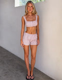 EZRA SHORT PINK STRIPE