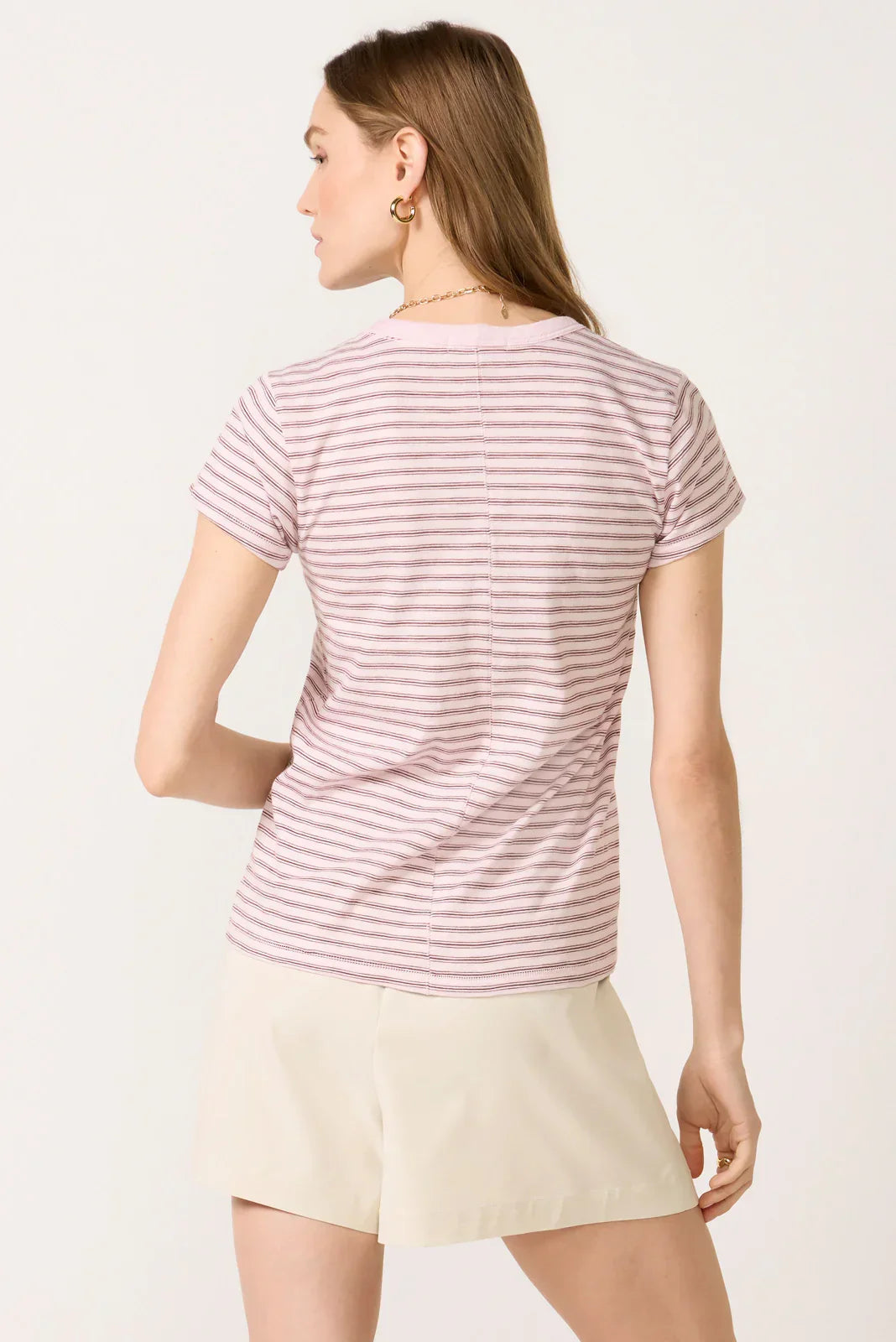 The Slub Stripe Tee